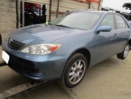 2003 TOYOTA CAMRY LE LIGHT BLUE 2.4L AT Z15119